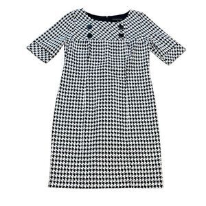 Chris McLaughlin houndstooth dress size 10 adorable